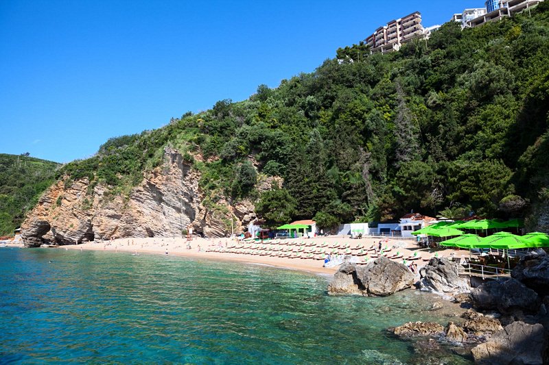 plage Mogren beach, Budva