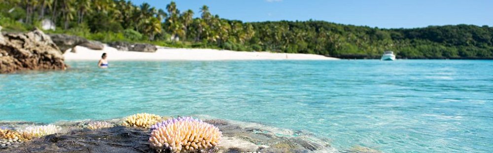La plage de la baie de Santal à Lifou