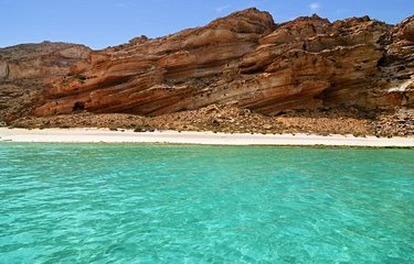 La plage de Ras Shuab sur l'île de Socotra