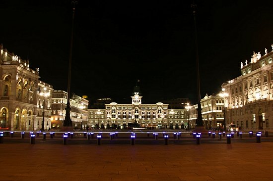 La piazza Unità d'Italia