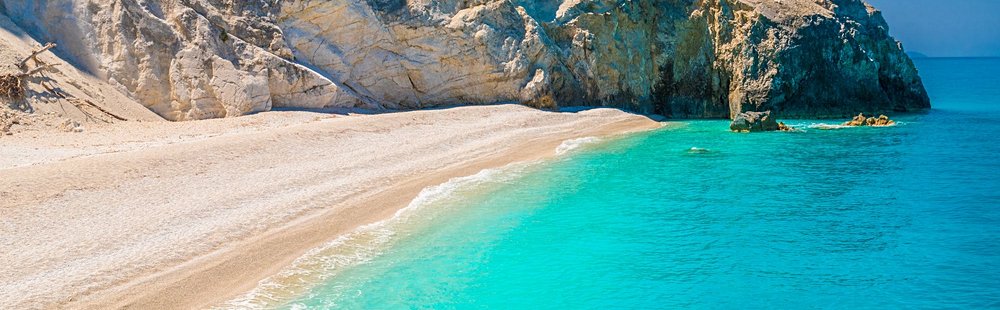 La plage d’Egremni (Leucade)