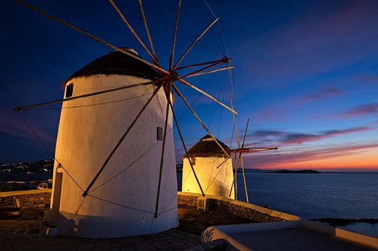 Les moulins à vent de Mykonos
