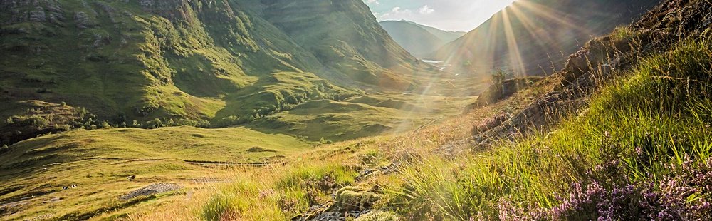 La vallée de Glen Coe