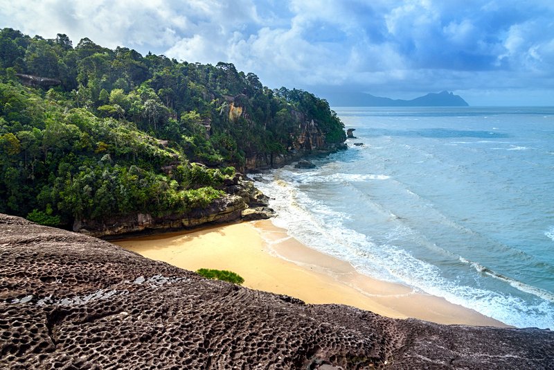 plage Les plages du Bako National Park à Bornéo