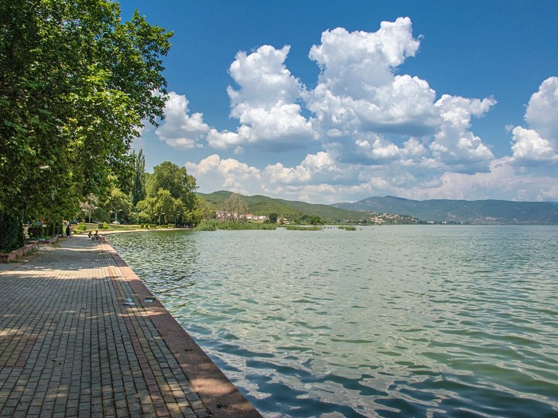 Le lac de Dojran