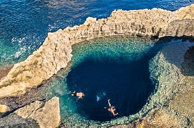 Le Blue Hole à Gozo