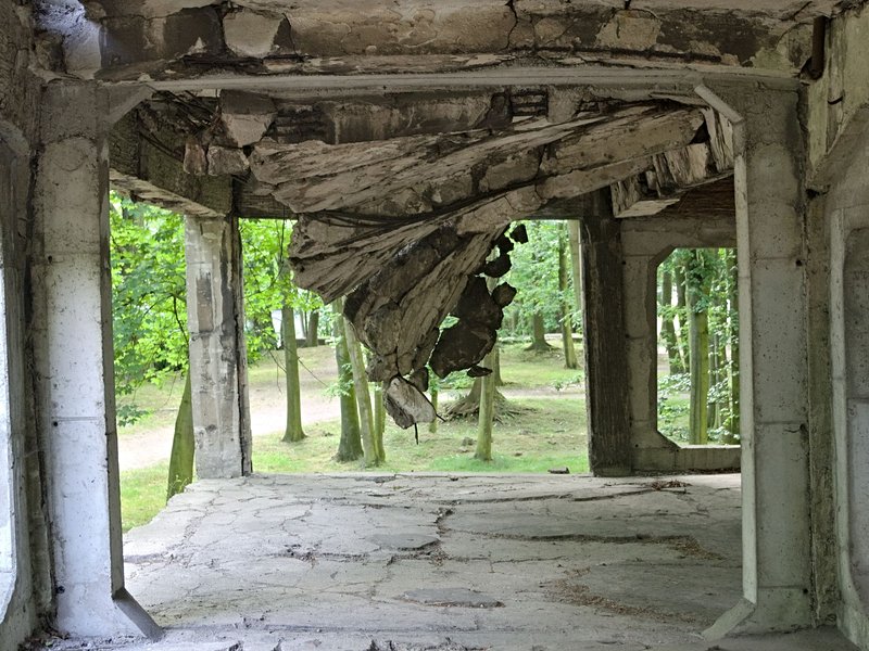 Les ruines de Westerplatte, Gdansk