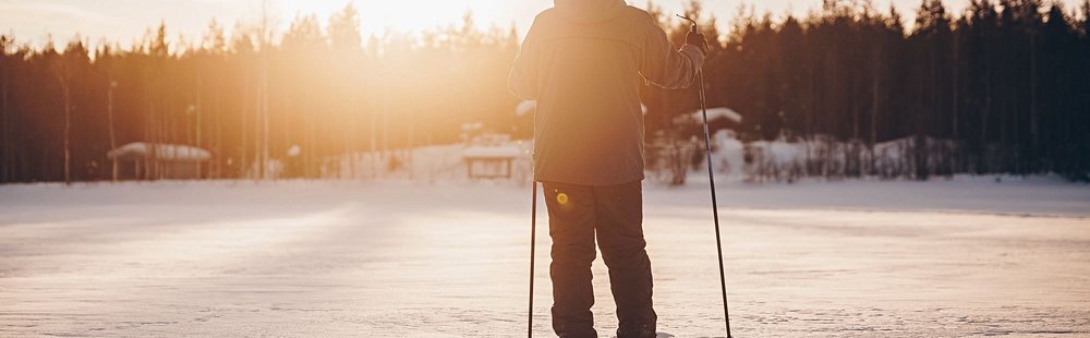 Se promener en raquettes sur les lacs gelés