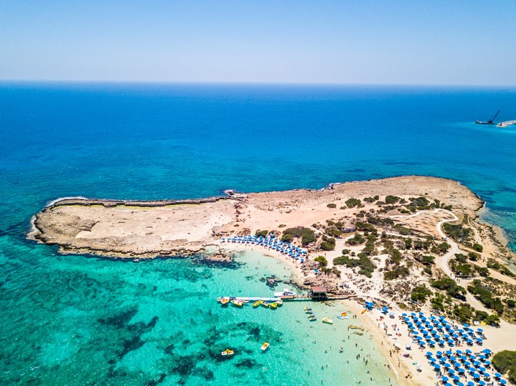 La carte postale d’Ayia Napa : Makronissos Beach