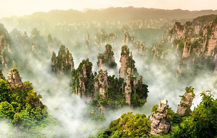 CHINE<br />Monts Tianzi