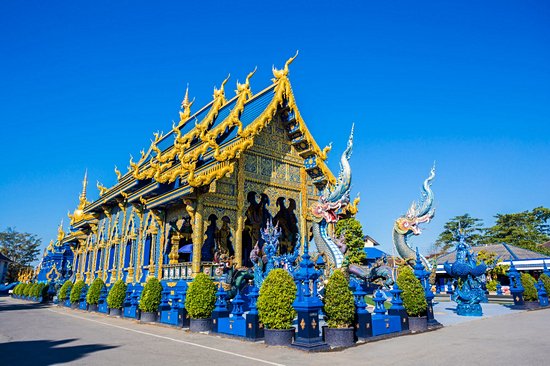 Wat Rong Suea Ten – le Temple Bleu