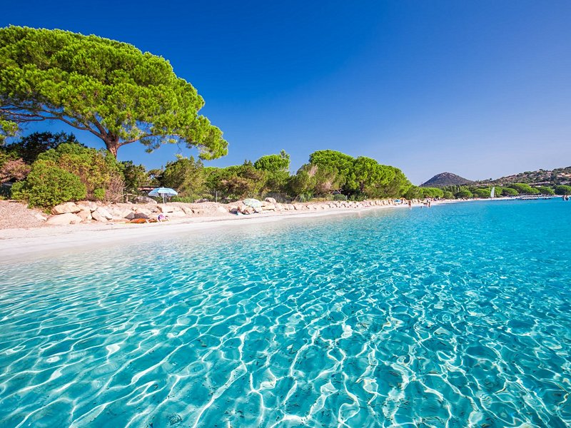 La plage de Santa Giulia