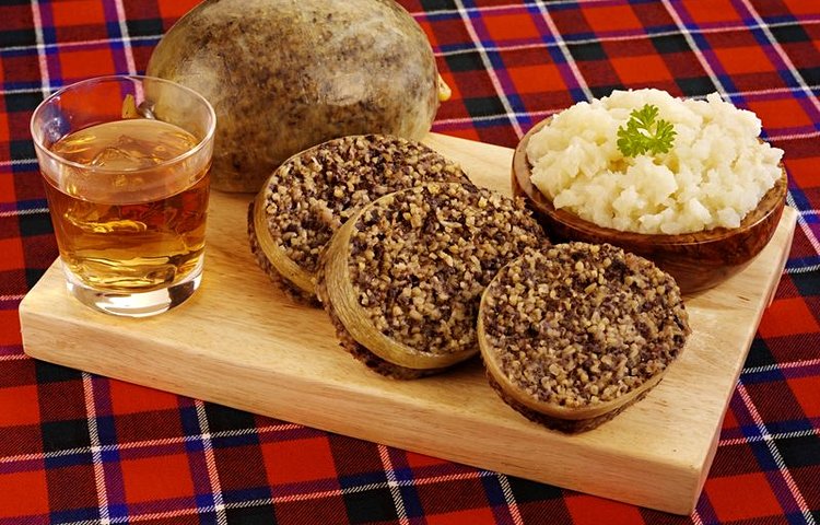 Le haggis, à base de mouton
