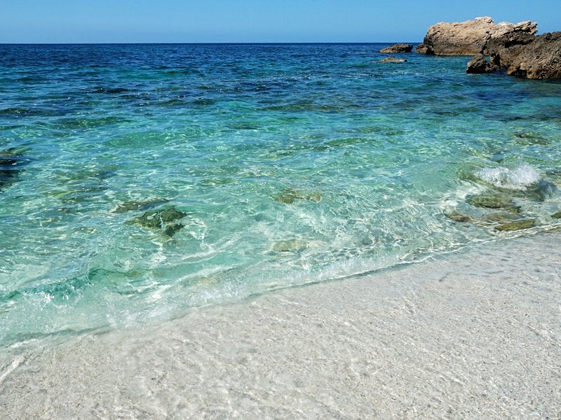 Sur la côte ouest - Is Arutas