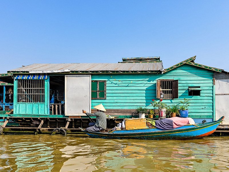 Village de Kompong Khleang
