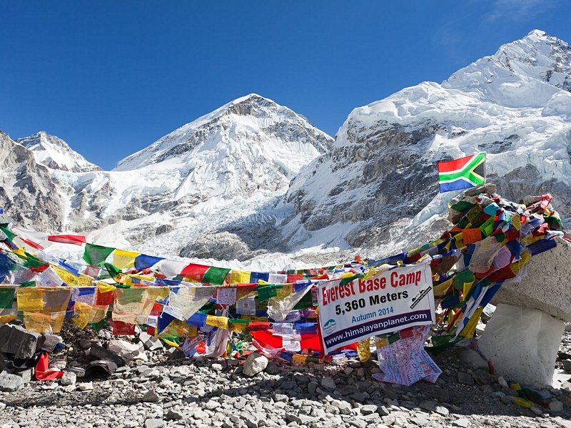 Trek dans la région de l'Everest