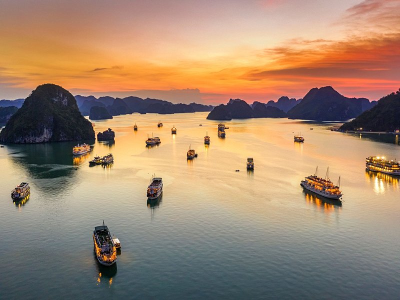 La baie d’Halong