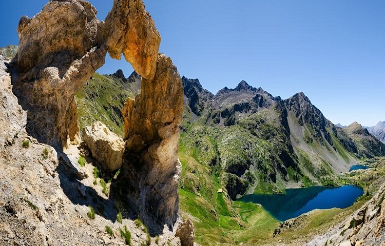 L'arc de Tortisse dans le parc national du Mercantour