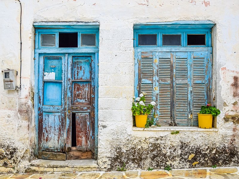 Les villages de montagne d'Halki et de Filoti