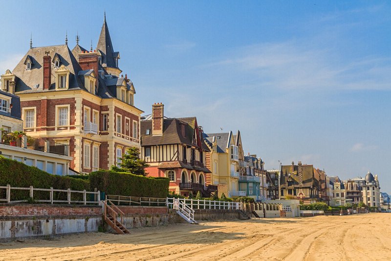plage Les plages de Deauville et Trouville