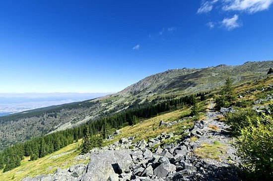 Admirer Sofia du haut des monts de Vitosha