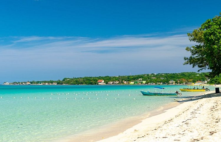 La plage de Seven Mile 