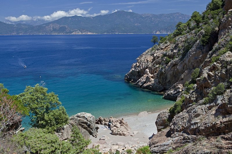 plage La plage de Ficajola, Calanques de Piana