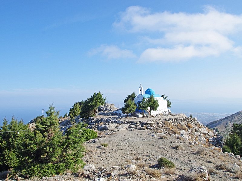 Les villages de montagne de Zia et Pyli