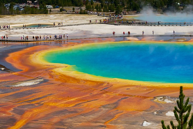 Grand Prismatic Spring – États-Unis 2