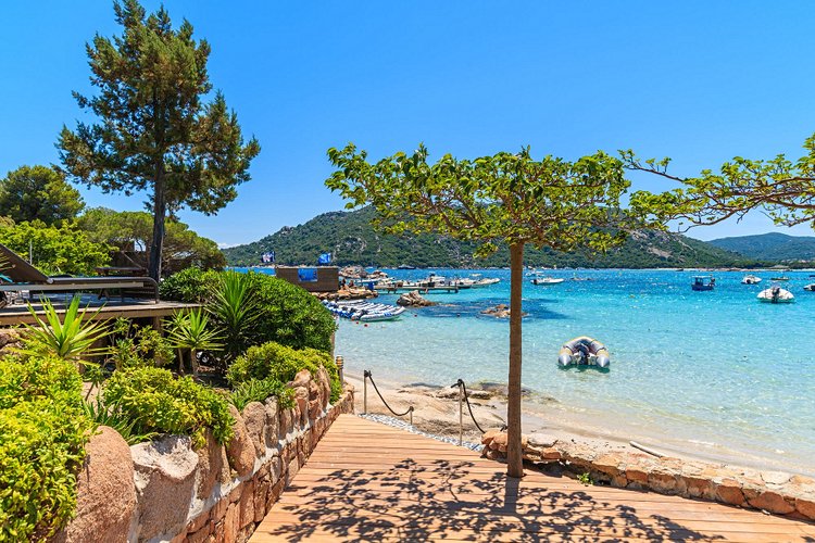 La plage de Santa Giulia