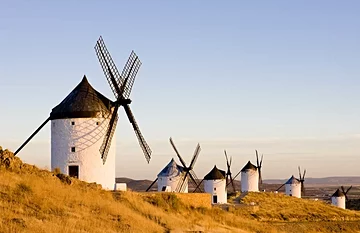 Les moulins de la Mancha