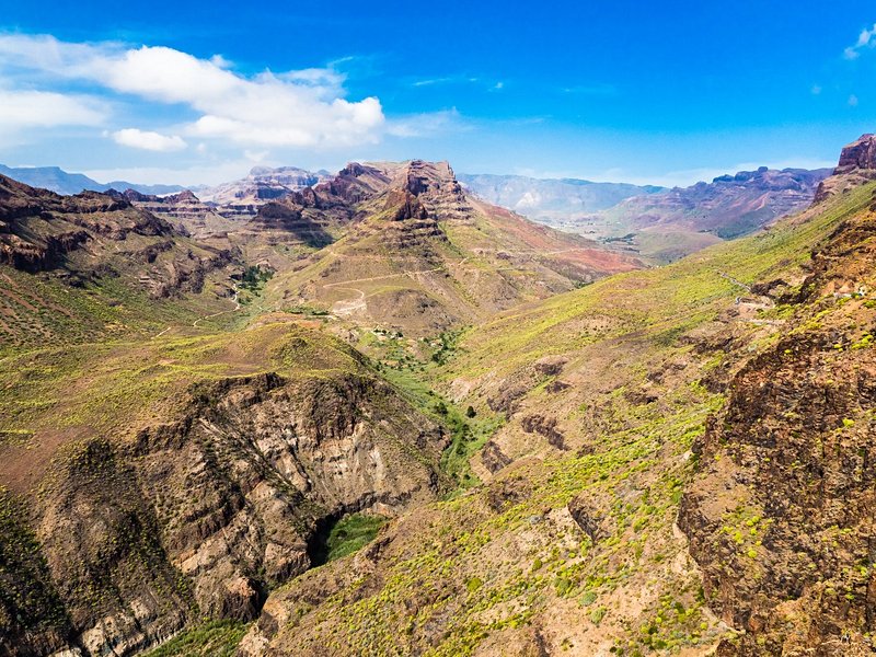 La vallée de Fataga