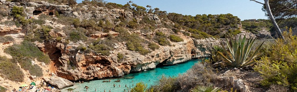 La plage de Caló des Moro