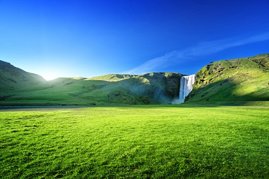 Skógar et Skógafoss
