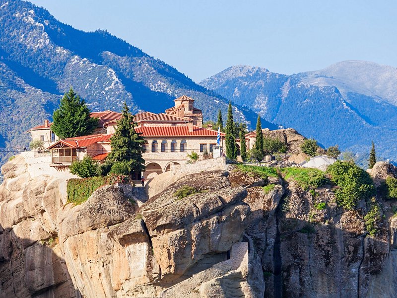 Les villes de Kalambaka, Kastraki et Trikala