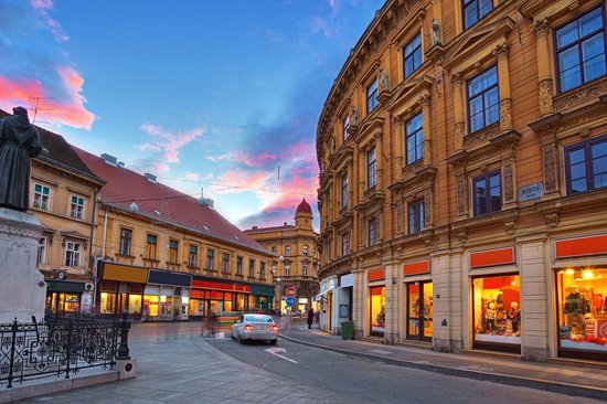 La place Ban-Jelačić et la rue Ilica