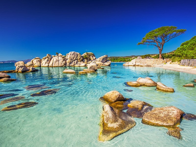 La plage de Palombaggia, Porto Vecchio