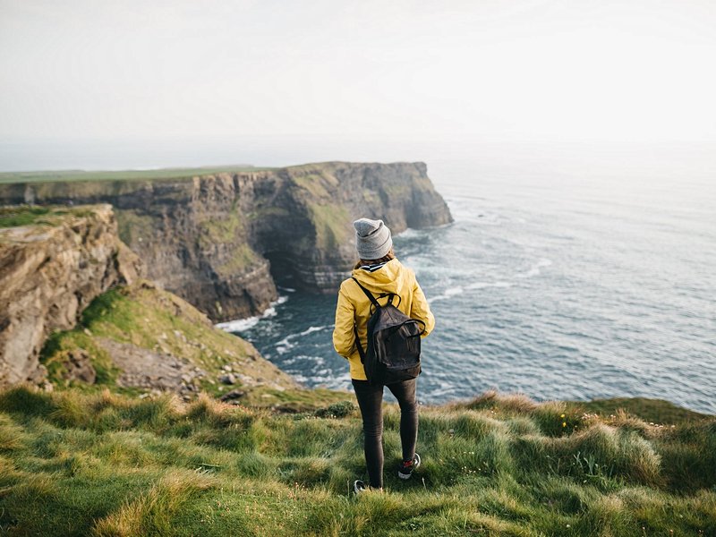 La décoiffante : Les falaises de Moher