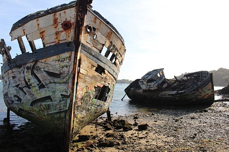 Le cimetière de bateaux de Quelmer