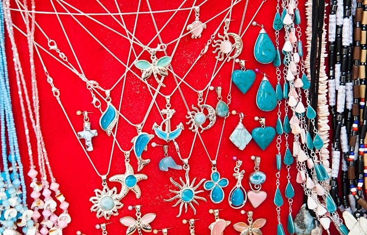 Bijoux en larimar 