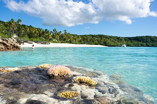La plage de la baie de Santal à Lifou