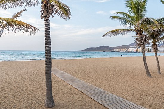 La plage de Las Canteras à Las Palmas