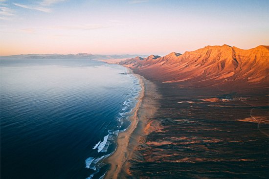La plage de Cofete