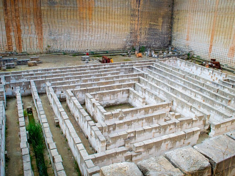Les anciennes carrières de Lithica