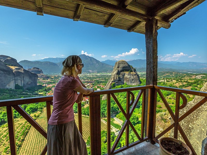 Les villes de Kalambaka, Kastraki et Trikala