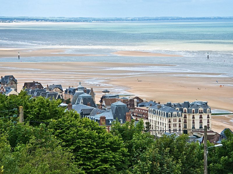 Les plages de Cabourg et Houlgate