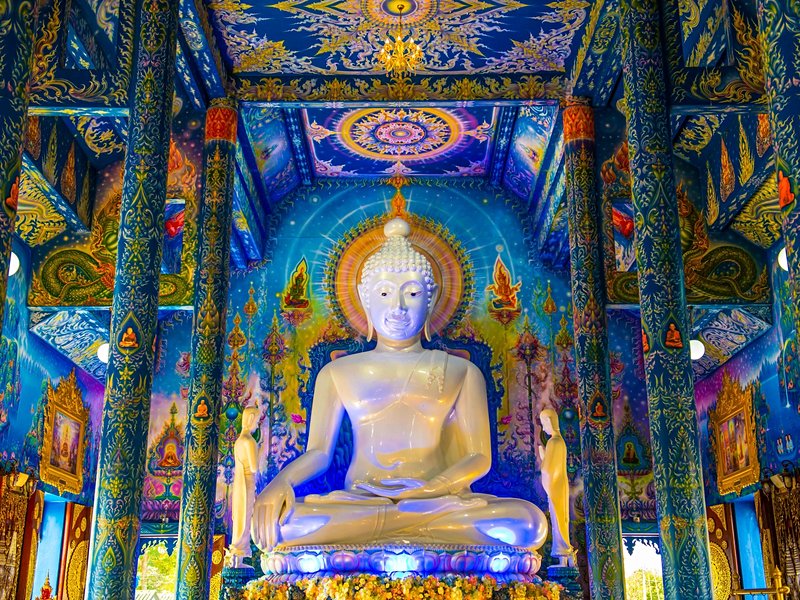 Wat Rong Suea Ten – le Temple Bleu