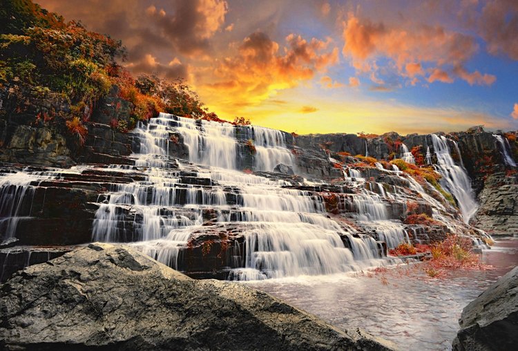 Les chutes de Pongour