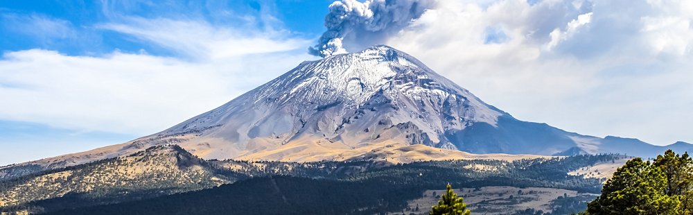 Volcans Popocatépetl et Ixtaccihuatl