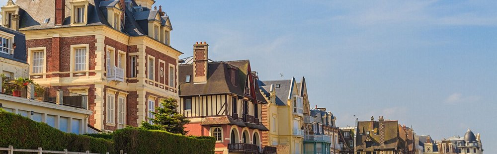 Les plages de Deauville et Trouville
